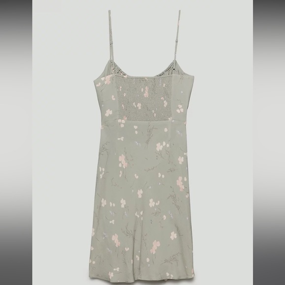 WILFRED Bellow mini dress in sage - Picture 5 of 6